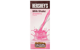 Hershey's Milk Shake Strawberry Flavour  Tetra Pack  200 millilitre